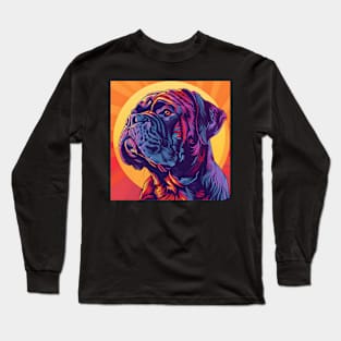 Mastiff in 70's Long Sleeve T-Shirt